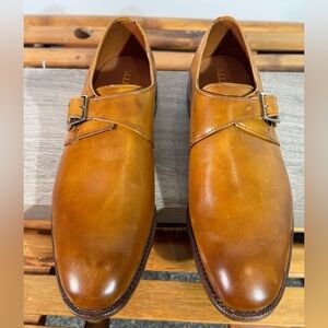 Men’s Allen Edmonds PLYMOUTH Single Monk Strap Size 9 D Walnut USA Discontinued